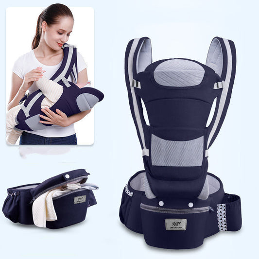 Trendy Ergonomic Baby Carrier, Infant Baby Hip-seat Carrier, 3 In 1 Front Facing Kangaroo Baby Wrap Sling